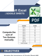 MS Excel - Demo