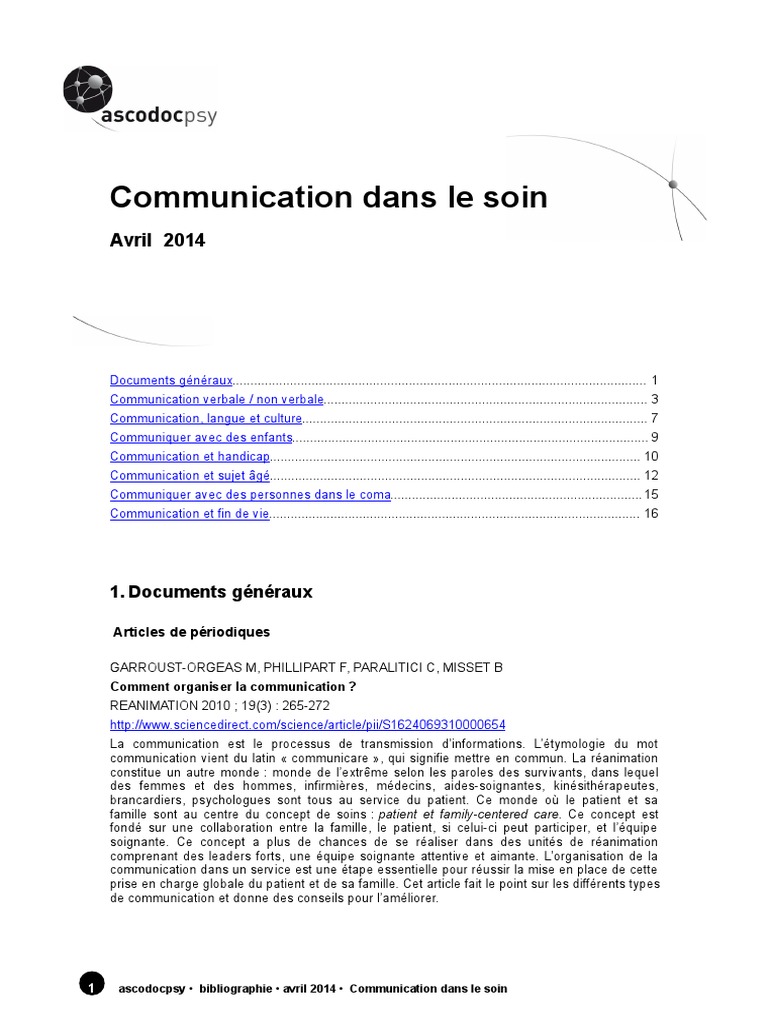 Module 5 Aide Soignante Exemple De Mémoire Pdf Communication Dans Le Soin | PDF | Maladie d'Alzheimer | Allaitement