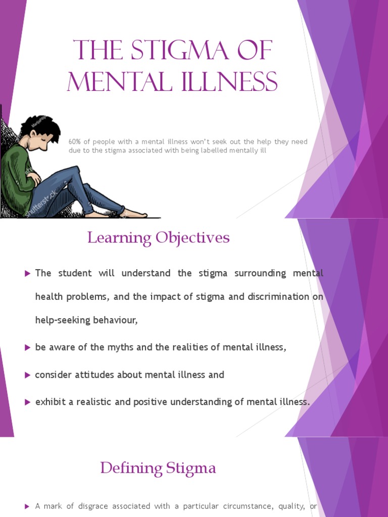 thesis statement mental health stigma
