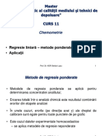 Curs 11 Chemometrie PDF