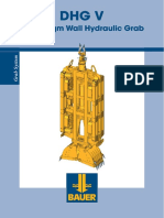 DHG V Diaphragm Wall Hydraulic Grab EN 905 724 2