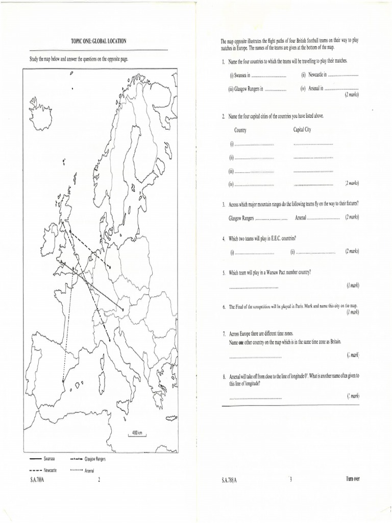 Common Entrance Geography 1988 PDF