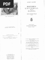 SACHS, C. - Historia Universal de La Danza PDF | PDF