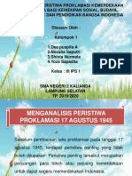 Analisis Proklamasi 17 Agustus