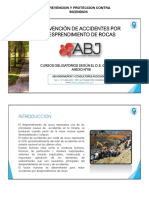 Prevencion de Accidentes Por Desprendimiento de Rocas PDF