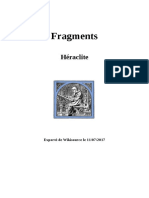 Fragmentos de Heráclito - Griego, Francés y Griego