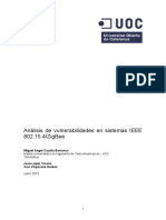 Análisis vulnerabilidades IEEE 802.15.4/ZigBee