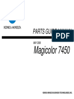 Parts Manual Konica Minolta Magicolor 7450 PDF