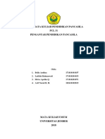 Makalah Pengantar Pendidikan Pancasila Kelompok 1 PCL 31-1