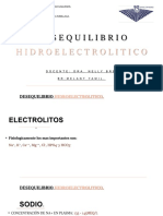 Desequilibrios Hidroelectrolíticos