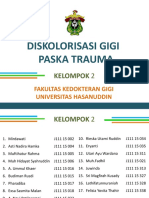 Modul 5 - Diskolorisasi Gigi Paska Trauma - Blok Penyakit Pulpa & Jr. Periapikal - Full