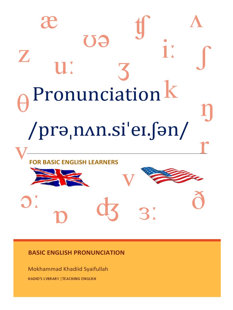 Hadid Handout Pronunciation Consonant Vowel