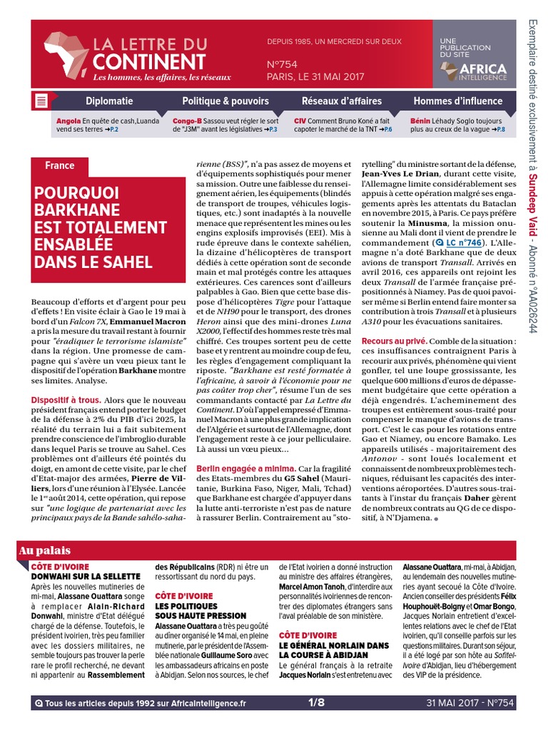 LC-754 108047499 PDF | PDF | Côte d'Ivoire | France