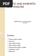 Phases and Biomechanics of Gait | PDF | Foot | Anatomical Terms Of Motion