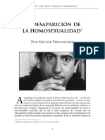 La Desaparición de La Homosexualidad - Nestor Perlongher PDF