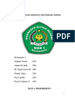 Makalah Praktikum Uji Golongan Darah