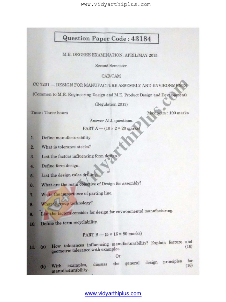 Ques Papers | PDF | Engineering | Computing