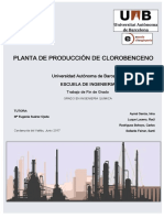 Planta de Clorobenceno PDF