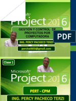 Clase 1 Pert-Cpm para Proyectos PDF