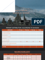 Weekly Wards Neurosurgery 13 December 2019