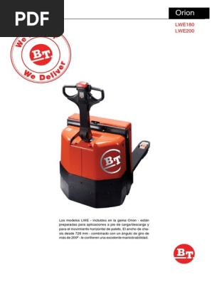 Bt orion lwe180 manual 2016