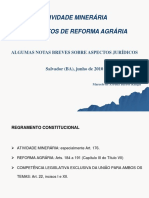 Atividade Minerária e Projetos de Reforma Agrária PDF