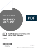 LG WTG9032WF 9kg Top Load Washing Machine User Manual PDF