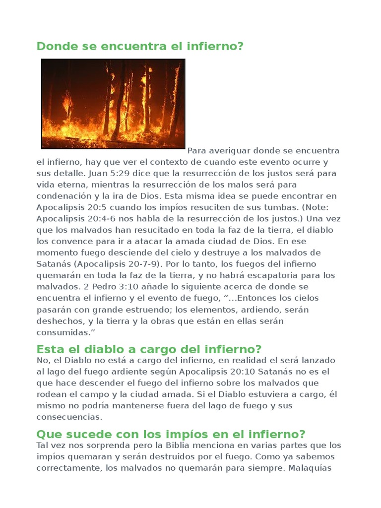 Qué Dice La Biblia Sobre El Infierno | PDF | Infierno | Satán, image size:768x1024