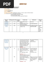 LESSON PLAN 4TH GRADE=ANIMALS