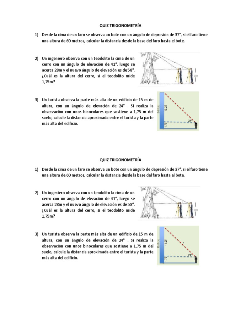 Quiz Trigonometria1 Pdf