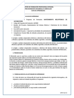 Guía de aprendizaje sobre el sistema de carga del alternador en automóviles