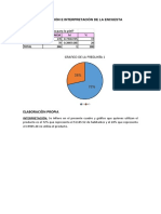 Tabulacion e Interpretacion de La Encuesta 1