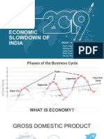 Economy Slowdown of India