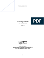 Final Revised Programme Guide - PGDCJ, 2018
