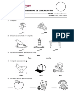 EXAMEN Final DE COMUNICACIÓN