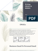 Writing Effective Business Emails and Memos