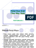 Plat Rangka Beton Metode Garis Leleh Metode Kerja Maya