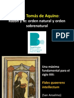 Santo Tomás Tema 1 Razón y Fe PDF