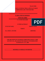 Defence Final Version Memorial PDF
