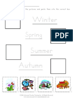 The Seasons Cut and Paste PDF