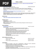 resume faisal shaikh