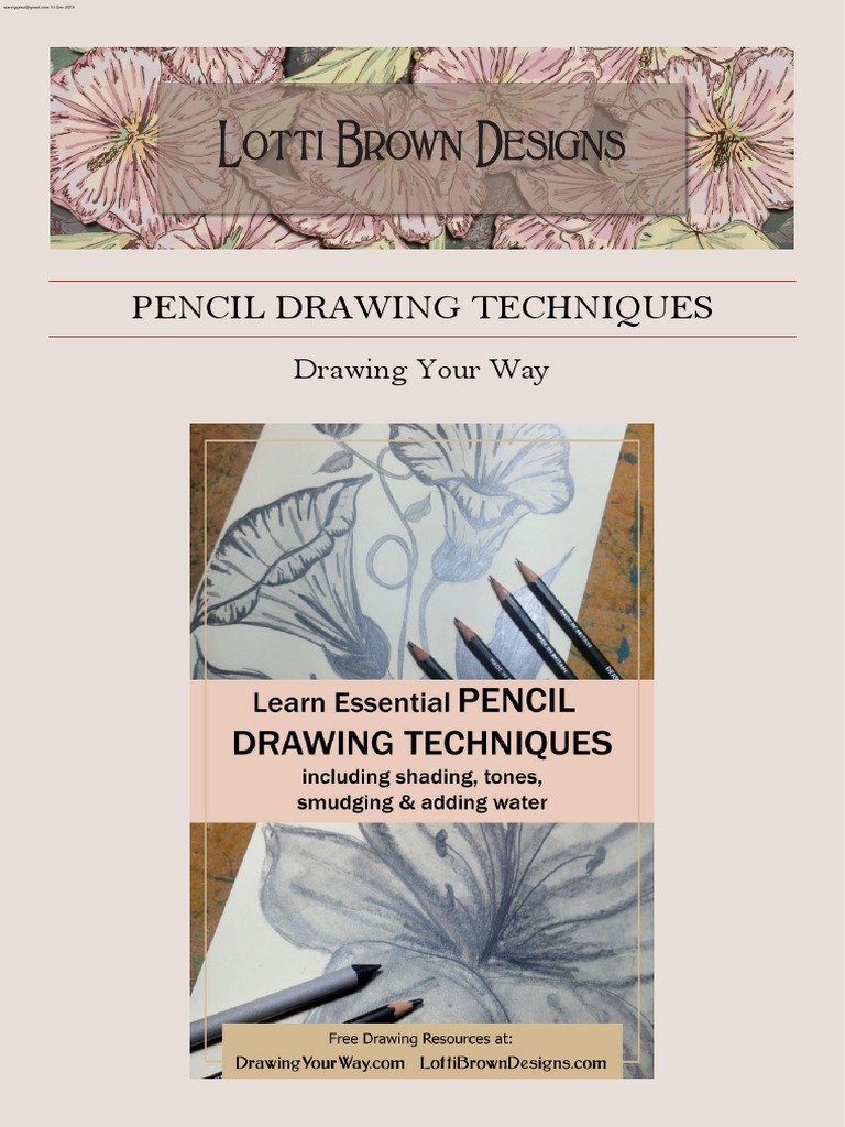 Pencil Drawing Techniques | PDF | Drawing | Pencil