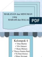 MAKANAN Dan MINUMAN Yang Halal