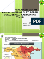 Analisis Reklamasi Lahan Pasca Tambang Di PT