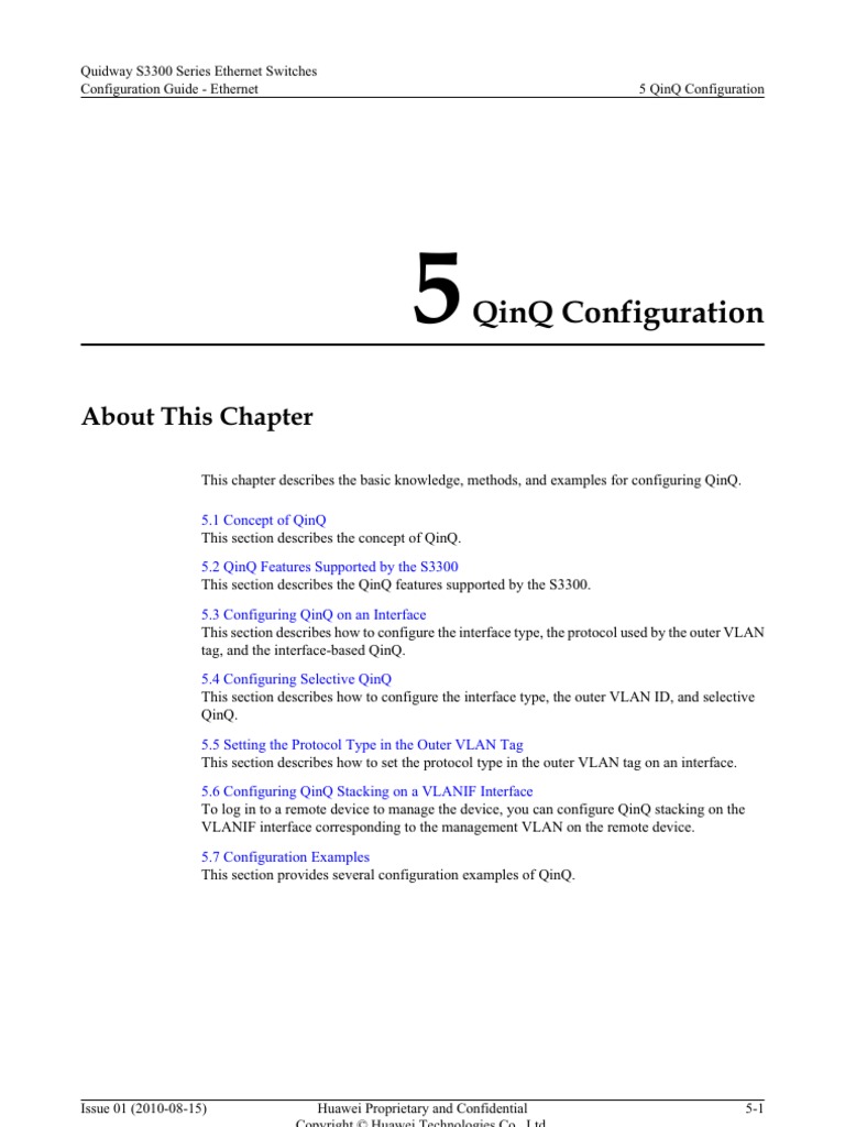 Qinq Configuration Examples : QinQ Configuration example – JDZMIQ