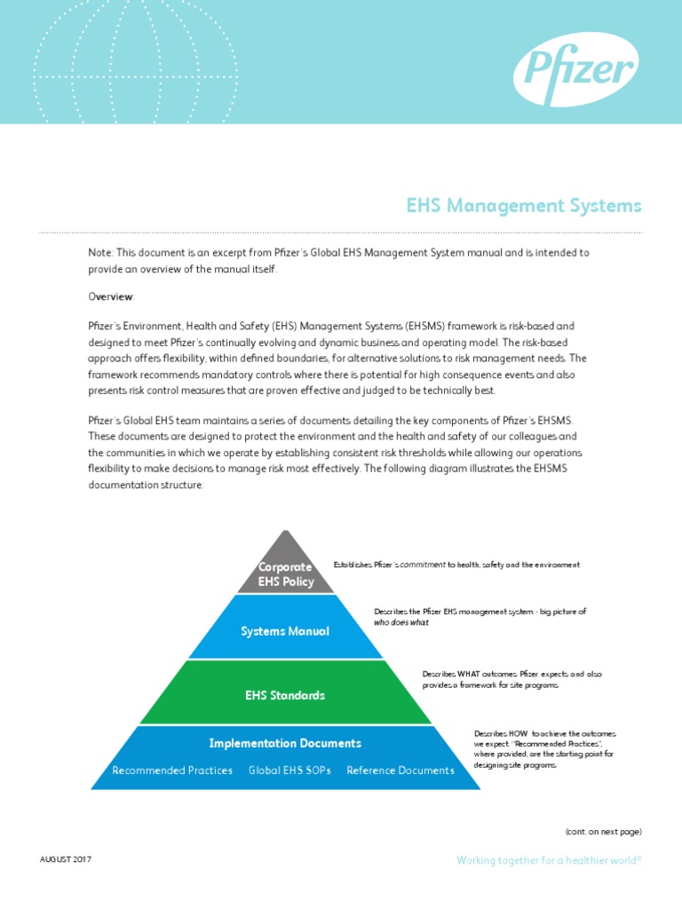 EHS Management Systems 2017 | PDF | Risk Management | Regulatory Compliance