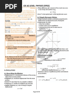 Oscillation Notes