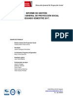 Informe de gestión DGPS II semestre 2017