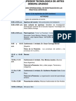 Agenda Seminario