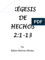 Exegésis de Hechos 2.1-13